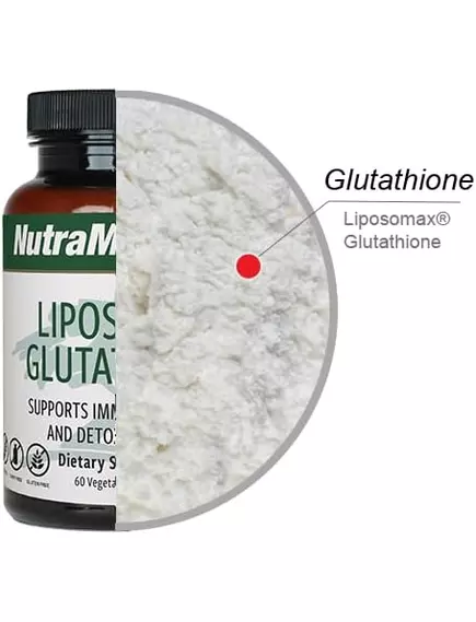 NutraMedix Liposomal Glutathione / Глутатіон ліпосомальний антиоксидантний захист 60 капсул, фото 4 в магазине биодобавок nutrido.shop