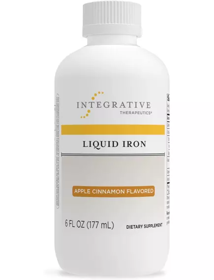 INTEGRATIVE THERAPEUTICS IRON APPLE CINNAMON / РІДКЕ ЗАЛІЗО ЗІ СМАКОМ ЯБЛУКА ТА КОРИЦІ 175 МЛ від магазину біодобавок nutrido.shop