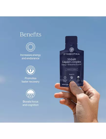 Cymbiotika Shilajit Liquid Complex / Мумійо – фульвова кислота та мінерали 26 саше, фото 3 від магазину біодобавок nutrido.shop