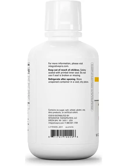 INTEGRATIVE THERAPEUTICS LIQUID CALCIUM MAGNESIUM / РІДКИЙ КАЛЬЦІЙ-МАГНІЙ (2:1) СМАК АПЕЛЬСИН 480 МЛ, фото 3 від магазину біодобавок nutrido.shop