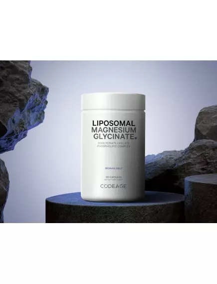 CodeAge Liposomal Magnesium Glycinate / Магній гліцинат ліпосомальний 120 капсул, фото 5 від магазину біодобавок nutrido.shop