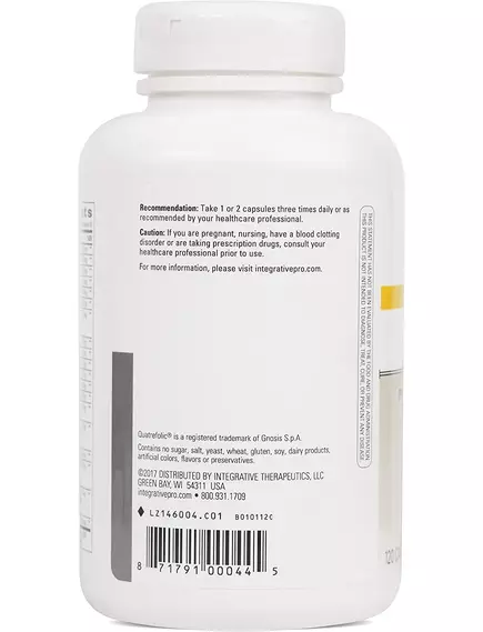 Integrative Therapeutics Detoxication factors / Поддержка путей детоксикации фазы I и II 120 капсул, фото 3 в магазине биодобавок nutrido.shop