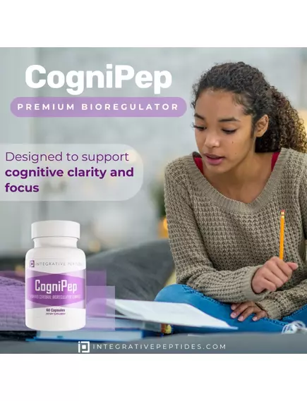 Integrative Peptides CogniPep / Пептиди для покращення когнітивного здоров'я та функції мозку 60 капсул, фото 5 від магазину біодобавок nutrido.shop