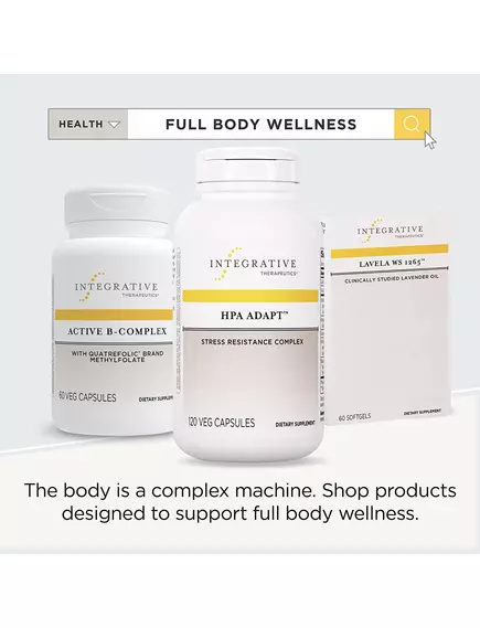 Integrative Therapeutics HPA Adapt/ГГН підтримка адаптогенів при стресі 120 капсул, фото 6 в магазине биодобавок nutrido.shop