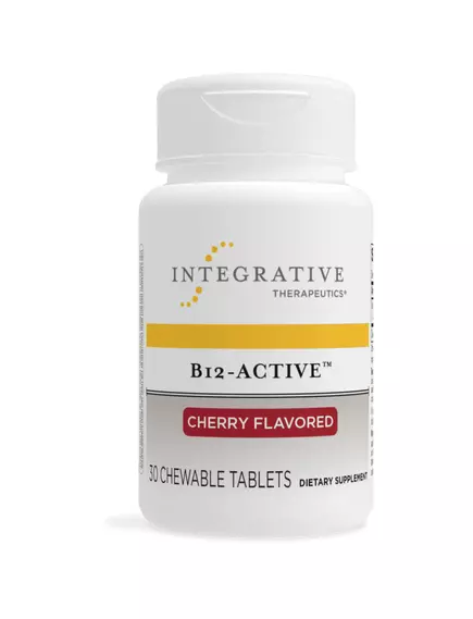 Integrative Therapeutics B12-Active Cherry / вітамін В12 1000 мкг 30 жувальних таблеток в магазине биодобавок nutrido.shop