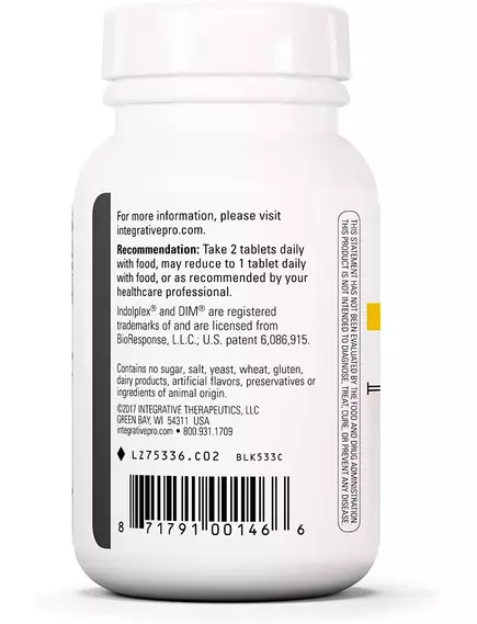 INTEGRATIVE THERAPEUTICS FLUSH-FREE NIACIN / НІАЦИН БЕЗ ПОЧЕРВОНІННЯ ШКІРИ Б3 60 КАПСУЛ, фото 3 від магазину біодобавок nutrido.shop