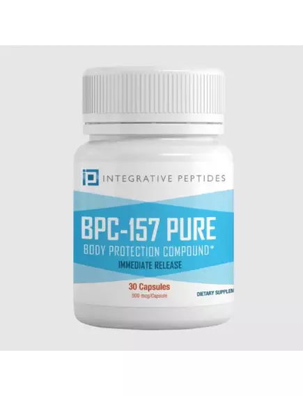 Integrative Peptides BPC-157 Immediate Release / Пептиди БПС-157 швидкого вивільнення 500 мкг 30 капсул в магазине биодобавок nutrido.shop