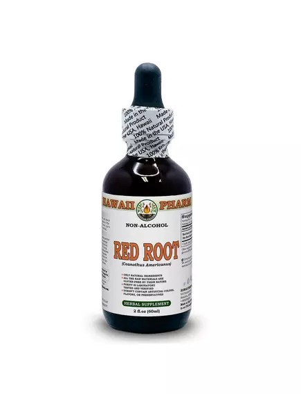 HAWAII PHARM RED ROOT / ЧЕРВОНИЙ КОРІНЬ ОРГАНІК БЕЗ СПИРТУ 60 МЛ від магазину біодобавок nutrido.shop