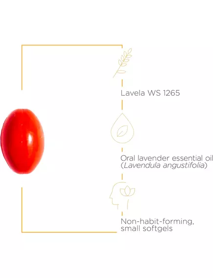 Integrative Therapeutics Lavela WS 1265 / Лавела ефірна олія лаванди для внутрішнього прийому 60 капсул, фото 3 від магазину біодобавок nutrido.shop