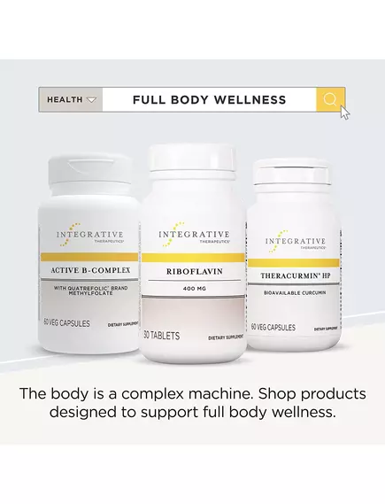Integrative Therapeutics Riboflavin / Витамин Б2 Рибофлавин 400 мг 30 таблеток, фото 6 в магазине биодобавок nutrido.shop