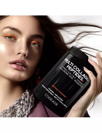 CodeAge Multi Collagen Peptides + Probiotics Powder / Мультиколагенові пептиди + пробіотики 300 г¶, фото 8 від магазину біодобавок nutrido.shop
