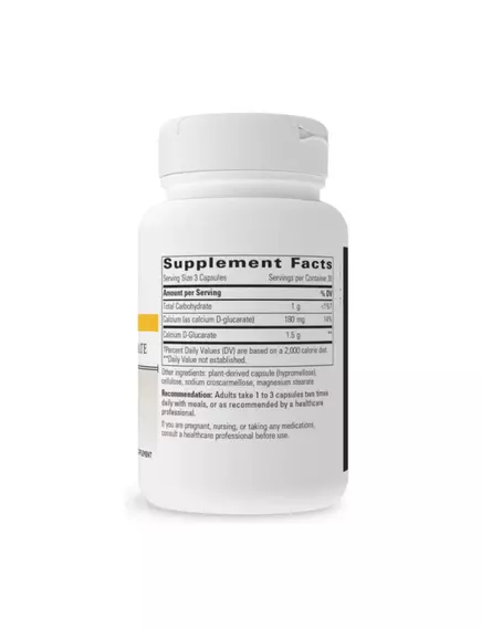 Integrative Therapeutics Calcium D-Glucarate / Кальцій Д-глюкарат підтримка імунної системи 90 капсул, фото 3 від магазину біодобавок nutrido.shop