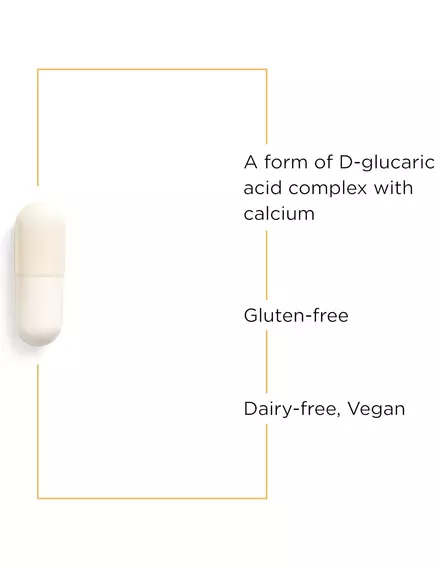 Integrative Therapeutics Calcium D-Glucarate / Кальцій Д-глюкарат підтримка імунної системи 90 капсул, фото 5 від магазину біодобавок nutrido.shop