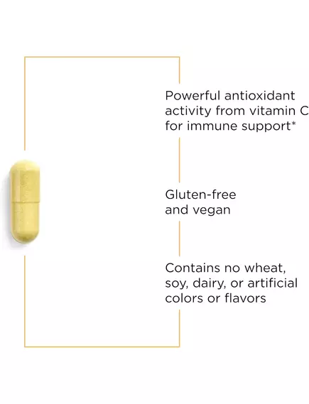 Integrative Therapeutics Vitamin C With Quercetin / Вітамін С із кверцетином 180 капсул, фото 3 в магазине биодобавок nutrido.shop