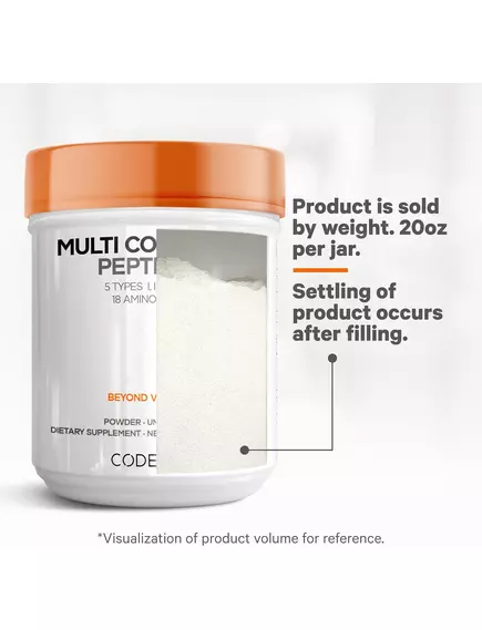 CODEAGE HYDROLYZED MULTI COLLAGEN PEPTIDES / ПЕПТИДИ КОЛАГЕНУ 5 ТИПІВ + 18 АМІНОКИСЛОТ 567 Г, фото 13 від магазину біодобавок nutrido.shop