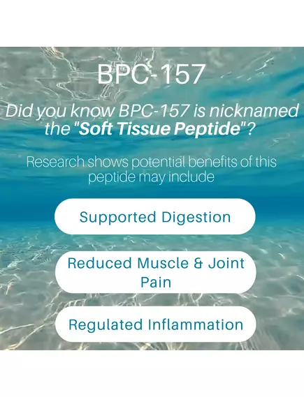 Integrative Peptides BPC-157 Immediate Release / Пептиди БПС-157 швидкого вивільнення 500 мкг 60 капсул, фото 5 в магазине биодобавок nutrido.shop