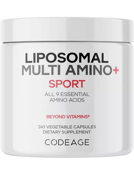 CodeAge Liposomal Multi Amino / Липосомальные незаменимые аминокислоты 240 капсул, фото 5 в магазине биодобавок nutrido.shop