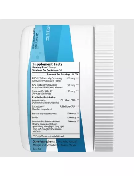 Integrative Peptides Gut Feeling / Підтримка кишківника зі смаком манго та полуниці 30 порцій, фото 2 в магазине биодобавок nutrido.shop