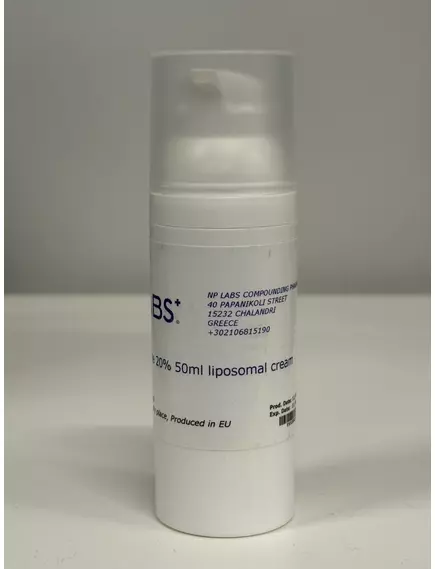 TESTOSTERONE 20% 50ml liposomal cream, фото 2 в магазине биодобавок nutrido.shop