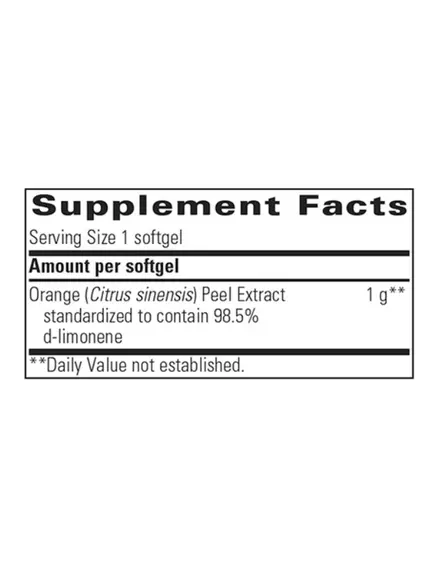 Integrative Therapeutics D-Limonene / Д-лимонен для полегшення печії 10 капсул, фото 3 в магазине биодобавок nutrido.shop