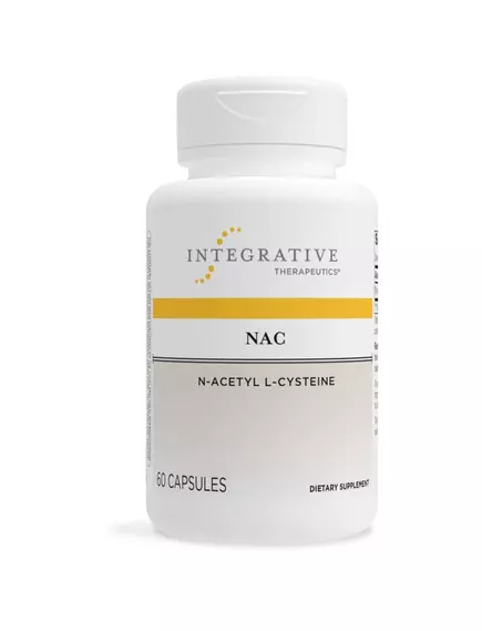 Integrative Therapeutics N-Acetyl L-Cysteine NAC / N-ацетил L-цистеїн 600 мг 60 капсул в магазине биодобавок nutrido.shop