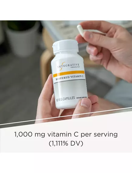 Integrative Therapeutics Buffered Vitamin C / Буферизований вітамін С 1000 мг 60 капсул, фото 4 в магазине биодобавок nutrido.shop