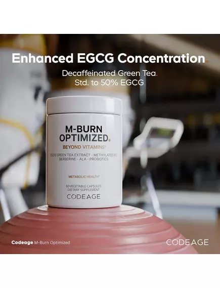 CodeAge M-Burn Optimized / Оптимізація метаболізму та жироспалювання 60 капсул, фото 4 від магазину біодобавок nutrido.shop