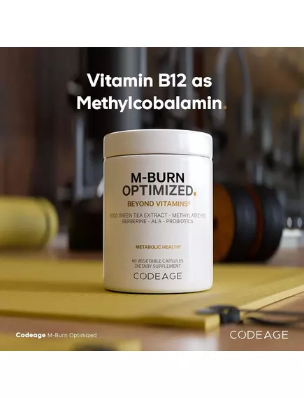 CodeAge M-Burn Optimized / Оптимізація метаболізму та жироспалювання 60 капсул, фото 7 від магазину біодобавок nutrido.shop