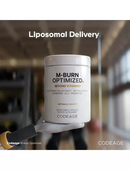 CodeAge M-Burn Optimized / Оптимізація метаболізму та жироспалювання 60 капсул, фото 8 від магазину біодобавок nutrido.shop