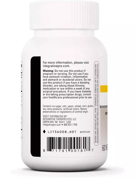 Integrative Therapeutics Para-Gard / Пара-Гард підтримка ШКТ баланс кишкової флори 60 капсул, фото 3 в магазине биодобавок nutrido.shop