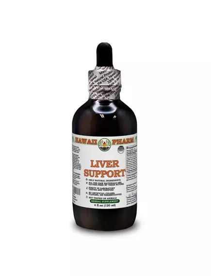 Hawaii Pharm Liver Support Alcohol-FREE / Поддержка печени без спирта 120 мл в магазине биодобавок nutrido.shop