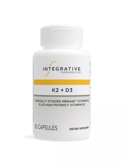 Integrative Therapeutics K2 + D3 / Вітаміни K2 + Д3 60 капсул в магазине биодобавок nutrido.shop