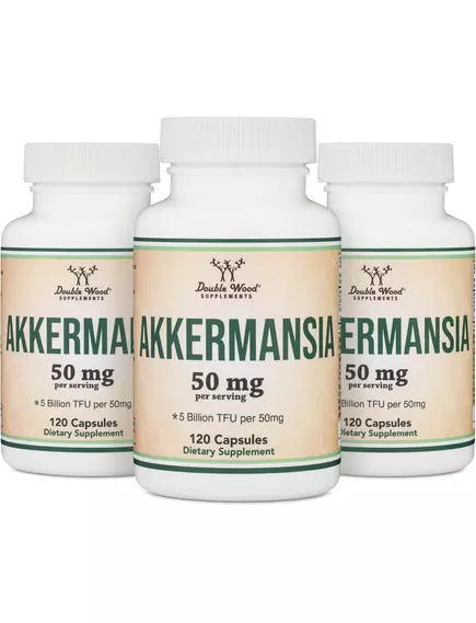 Double Wood Akkermansia Supplement / Акермансія пробіотик для здоров'я мікробіома та кишківника 120 капсул, фото 5 в магазині біодобавок nutrido.shop Double Wood Akkermansia Supplement / Акермансія пробіотик для здоров'я мікробіома та кишківника 120 капсул, фото 5 від магазину біодобавок nutrido.shop
