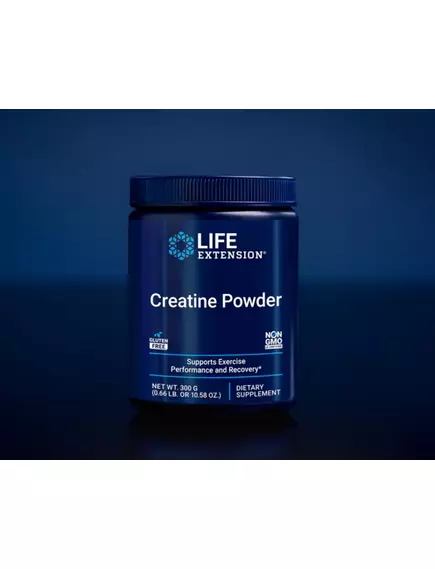 Life Extension Creatine Powder / Креатин моногідрат підтримка м'язової функції 300 г, фото 4 від магазину біодобавок nutrido.shop