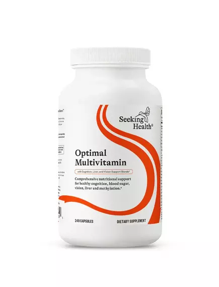 Seeking Health Optimal Multivitamin Plus / Мультивитамины плюс 240 капсул, фото 8 в магазине биодобавок nutrido.shop