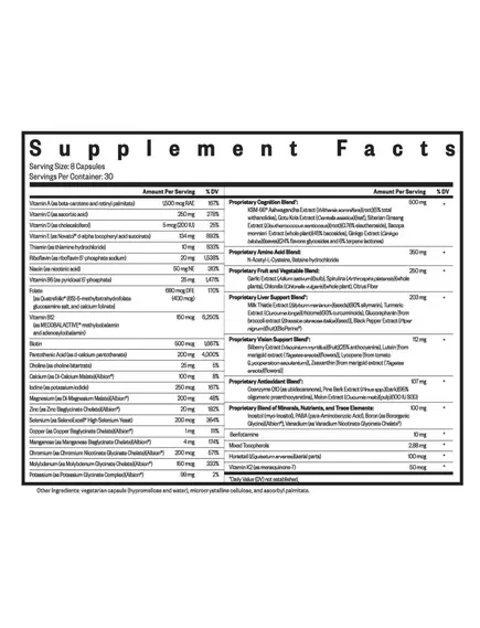 Seeking Health Optimal Multivitamin Plus / Мультивитамины плюс 240 капсул, фото 7 в магазине биодобавок nutrido.shop