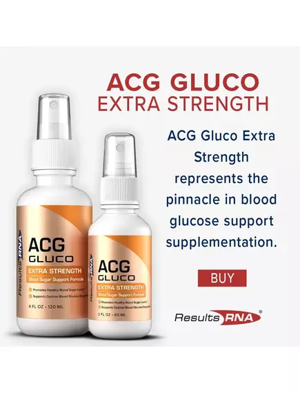 Results RNA ACG Gluco Extra Strength / Підтримка рівня цукру в крові 60 мл, фото 4 в магазине биодобавок nutrido.shop