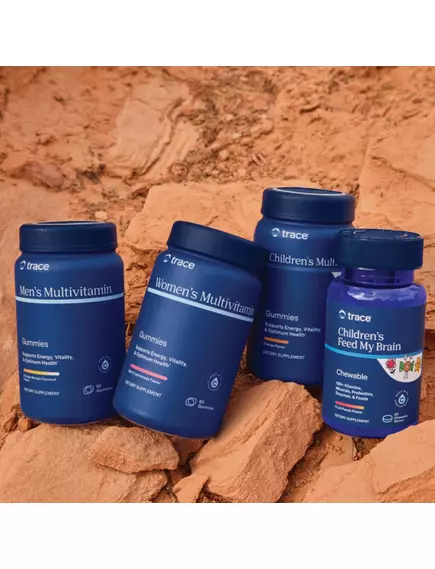 Trace Minerals Children's Feed My Brain / Поживна підтримка мозку дітей 60 жувальних таблеток, фото 6 від магазину біодобавок nutrido.shop