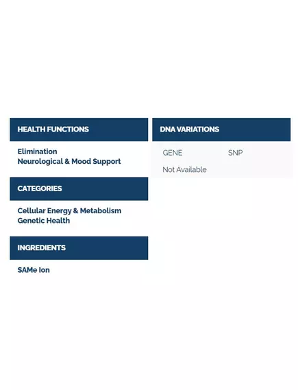 Professional Health Products Pro SAMe / САМе S-аденозил-L-метионин 200 мг 30 капсул, фото 3 в магазине биодобавок nutrido.shop