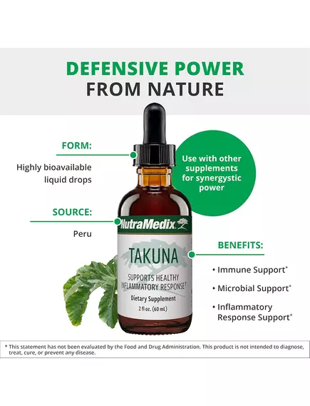 NutraMedix Takuna / Такуна 30 мл, фото 8 в магазине биодобавок nutrido.shop