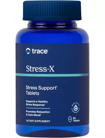Trace Minerals Stress-X Support / Питательные вещества поддержка при стрессе 60 таблеток в магазине биодобавок nutrido.shop
