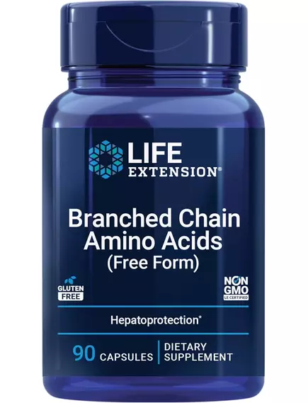 Life Extension Branched Chain Amino Acids / Амінокислоти з розгалуженим ланцюгом 90 капсул в магазине биодобавок nutrido.shop