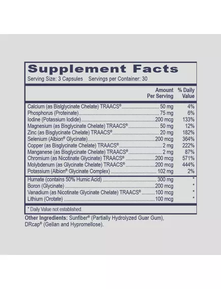 Professional Health Products Multi Mins / Мульти Мин комплекс минералов 90 капсул, фото 2 в магазине биодобавок nutrido.shop