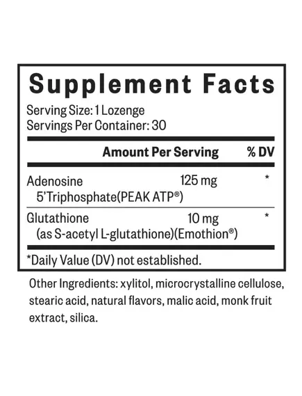 SEEKING HEALTH ENERGY NUTRIENTS (FORMERLY NADH + COQ10) / НАДH + КОЕНЗИМ КУ10 30 ПАСТИЛОК, фото 10 від магазину біодобавок nutrido.shop