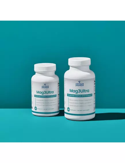 Arthur Andrew Mag3Ultra / Магній три форми 180 капсул, фото 8 від магазину біодобавок nutrido.shop