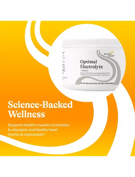 SEEKING HEALTH OPTIMAL ELECTROLYTE UNFLAVORED / ОПТИМАЛЬНІ ЕЛЕКТРОЛІТИ БЕЗ СМАКОВИХ ДОБАВОК 168,6 Г, фото 8 від магазину біодобавок nutrido.shop