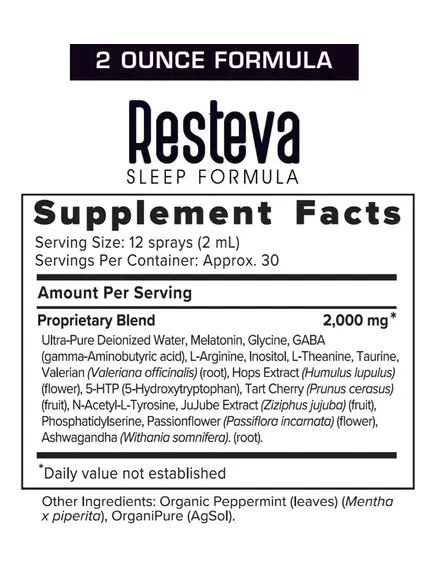 Results RNA Resteva Sleep Extra Strength / Підтримка здорового сну 60 мл, фото 2 від магазину біодобавок nutrido.shop