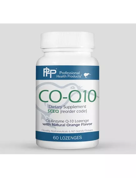 Professional Health Products CoQ10 / Коензим Ку10 зі смаком апельсина 60 льодяників від магазину біодобавок nutrido.shop