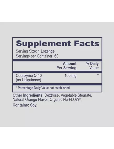 Professional Health Products CoQ10 / Коензим Ку10 зі смаком апельсина 60 льодяників, фото 2 від магазину біодобавок nutrido.shop