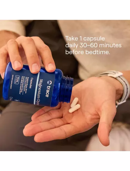 Trace Minerals Magnesium Glycinate / Магний гліцинат 180 капсул, фото 5 в магазине биодобавок nutrido.shop